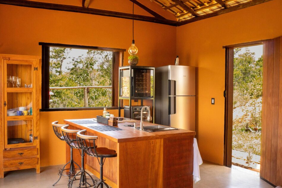 Cozinha completa e equipada